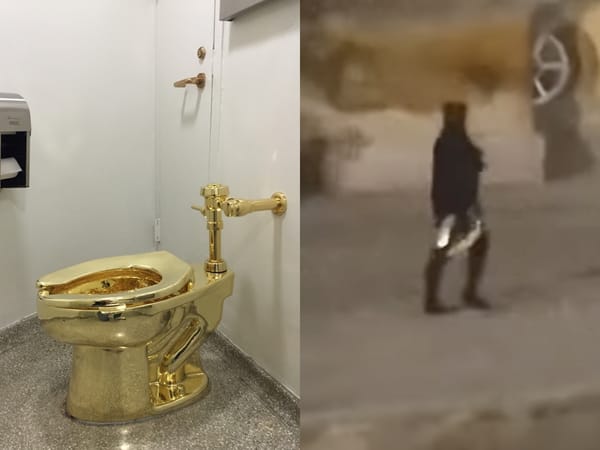 Newly Released Footage Shows Theft of 18-Karat Golden Toilet