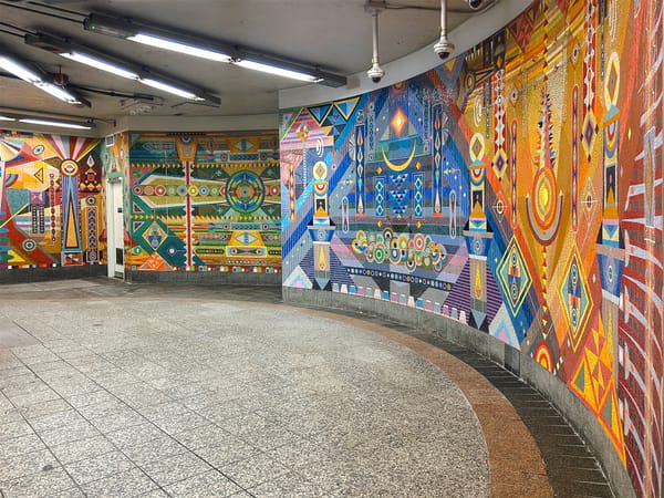 NYC Subway Mural Evokes Hilma af Klint's Mysticism