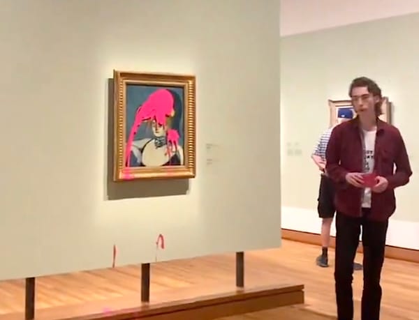 Climate Activists Splash Paint on a Picasso in Montreal