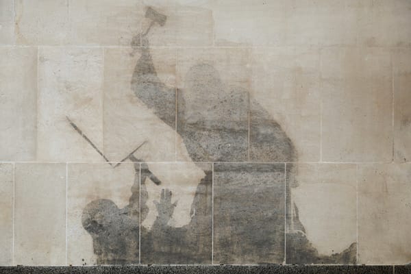 Haunting Shadow of Scrubbed Banksy Mural Goes Viral
