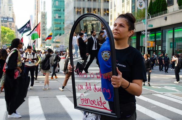 See Photos From the Massive Protest Against Netanyahu in NYC