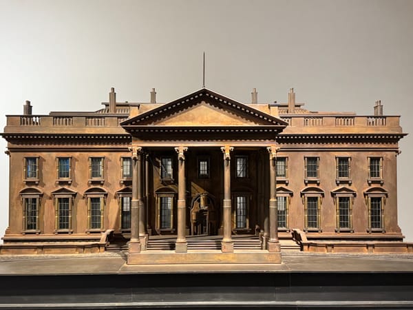 Artist Displays 2,000-Pound White House Made of Bullets