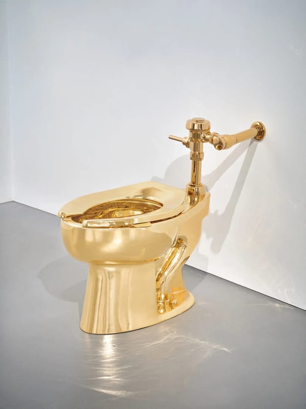 Maurizio Cattelan’s Golden Toilet Fails to Make a Splash
