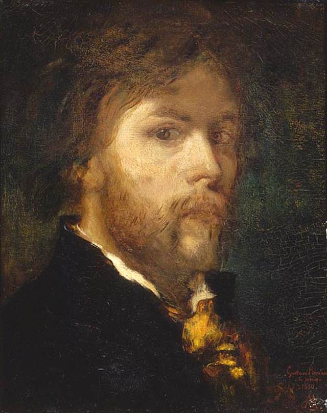 A self-portrait of Moreau, painted in 1850