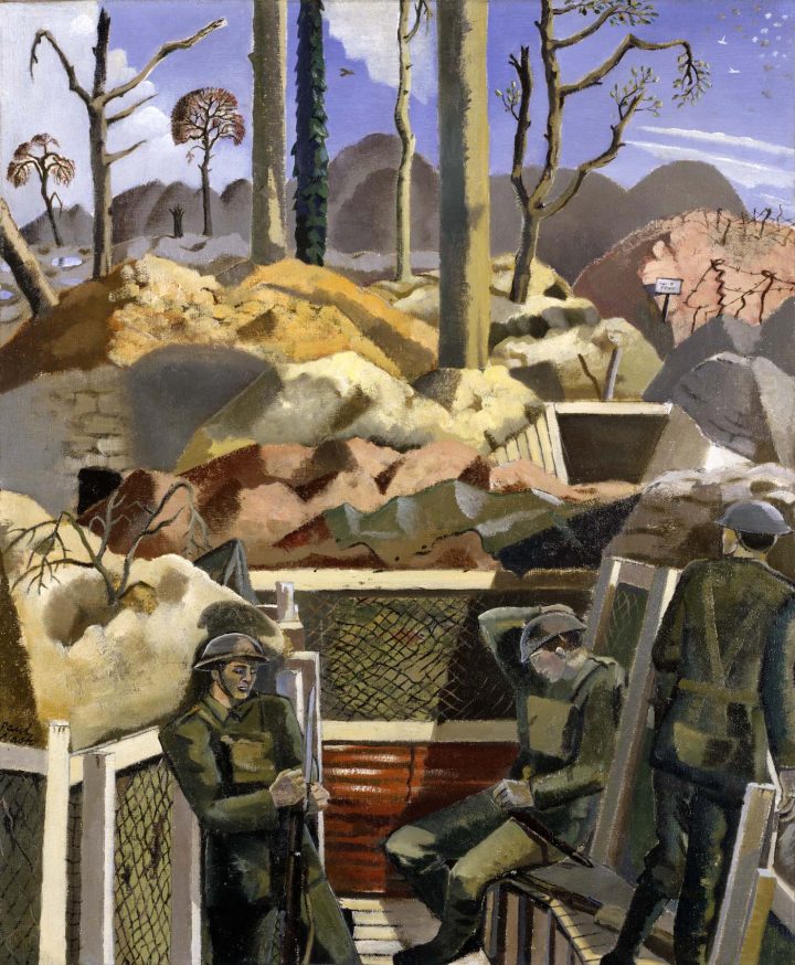 Paul Nash, "Spring in the Trenches, Ridge Wood, 1917" (1918), Imperial War Museum, London ( ©Tate)